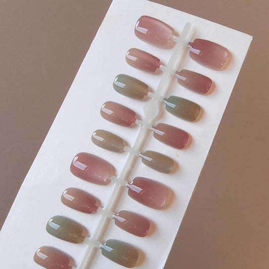 Pestle Beauty- 15 pcs Cat eye Nail set with Application kit