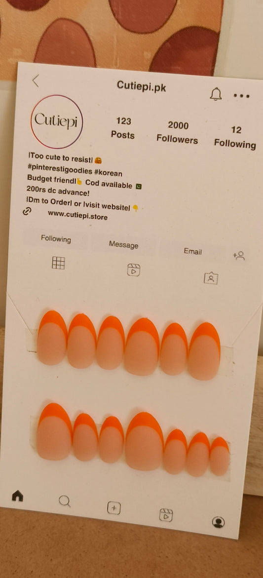 Sunset French – 15pcs with Application Kit