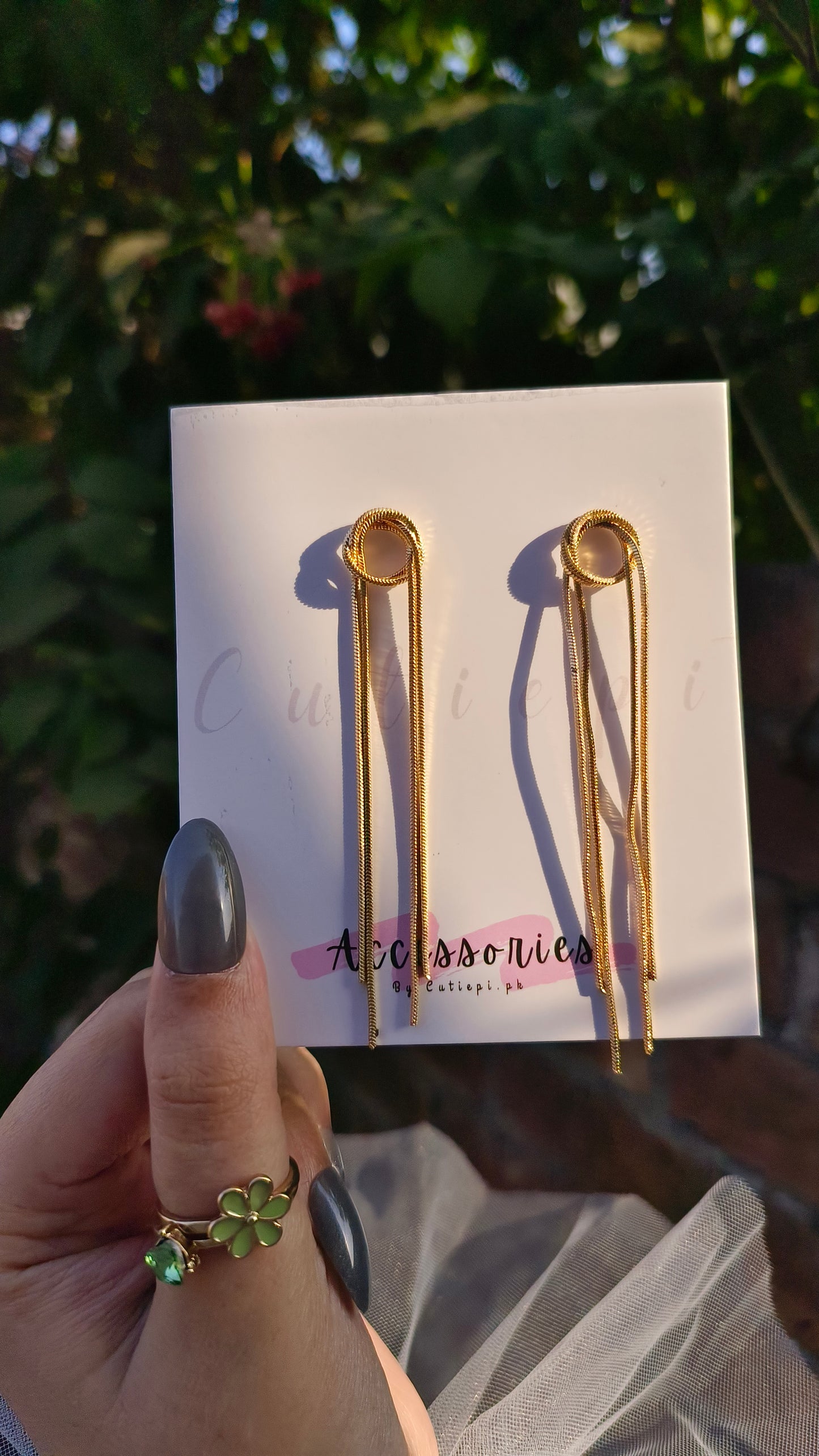 Golden Snake Bone Drop Earrings – Trendy Jewelry for Daily Wear & Parties