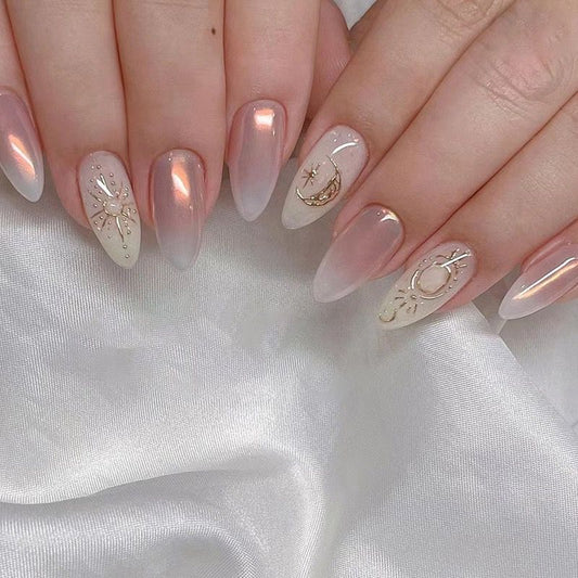 MoonLight – 15pcs Pretty Glossy Pestle Nails with Kit