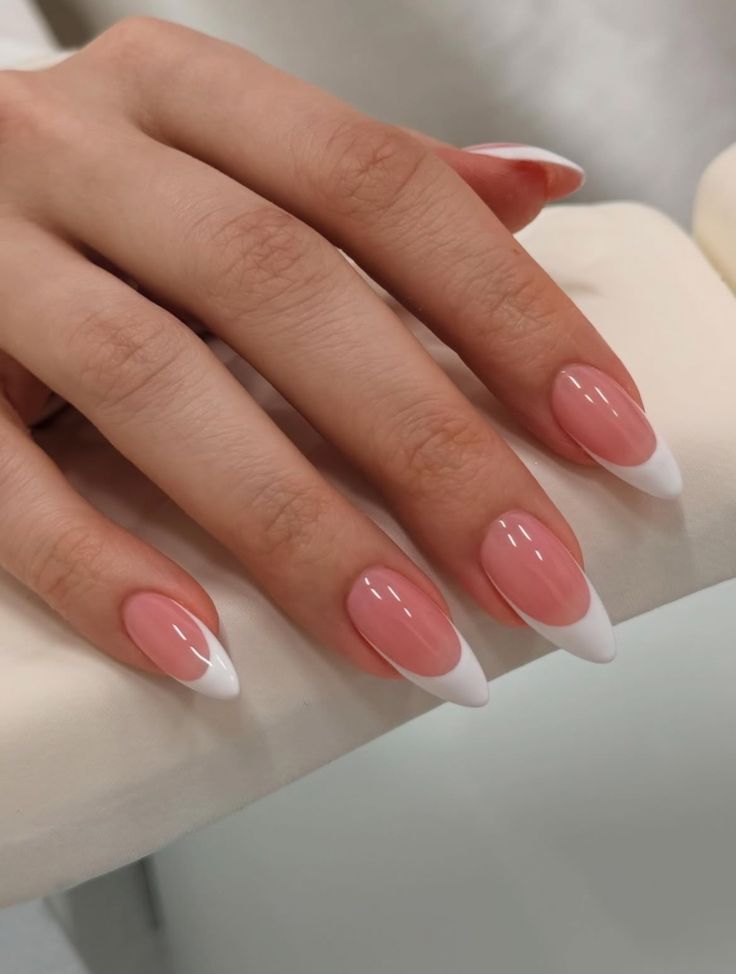 Natural French-30pcs Gel French Nails for real look With Application Kit (New Arrival)