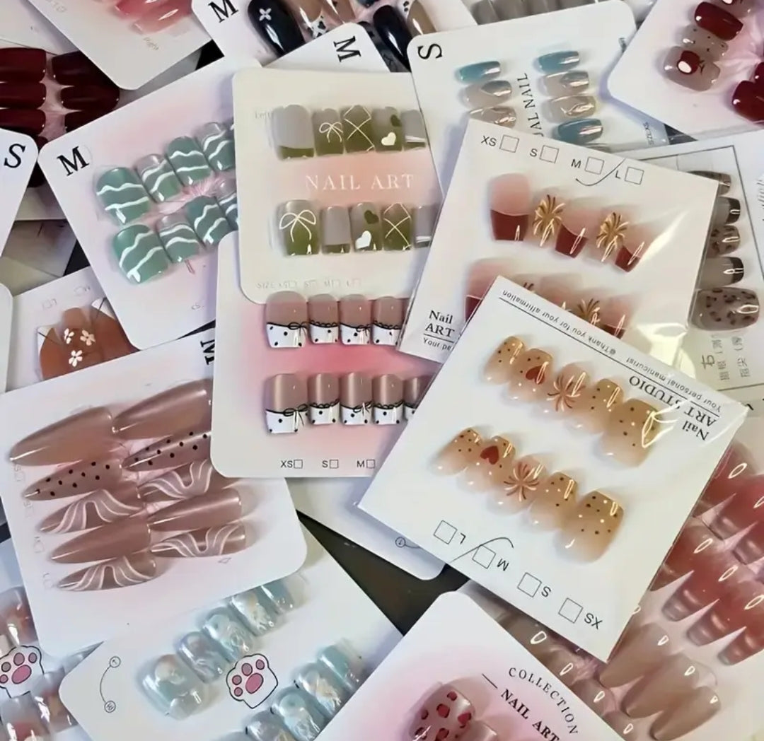 Student Offer- Pack of 3 Premium Nail Set (Limited Time deal) With Application Kit