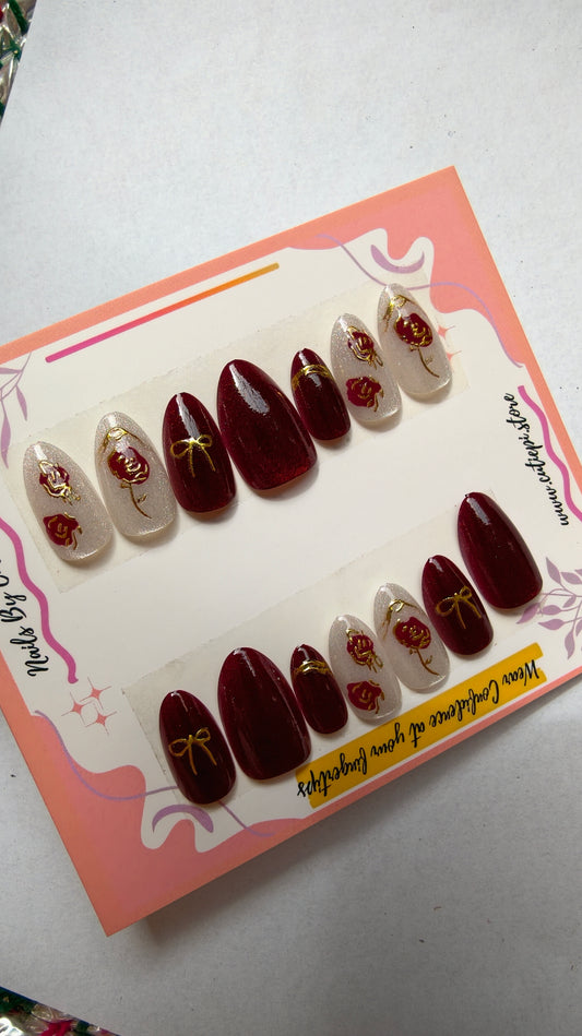 Barat Special-20pcs Red Bridal Set with Application kit (Luxury edition)