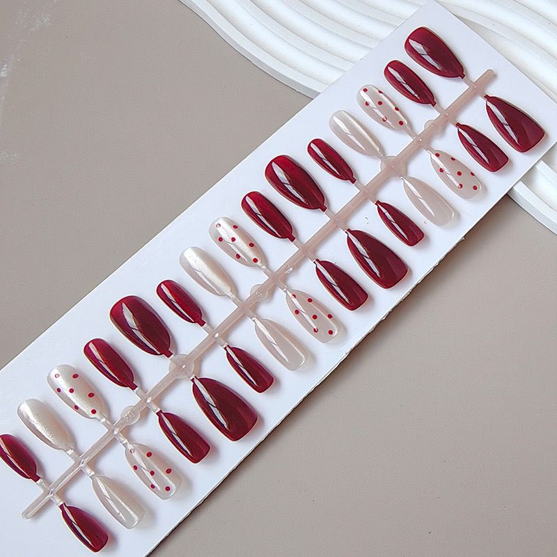 Red Dynasty-Premium Almond Nails | 15pcs with Application Kit (New Arrival)