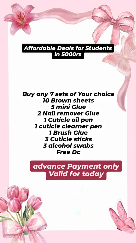Exclusive Deals for studens- whatsapp us to share your styles