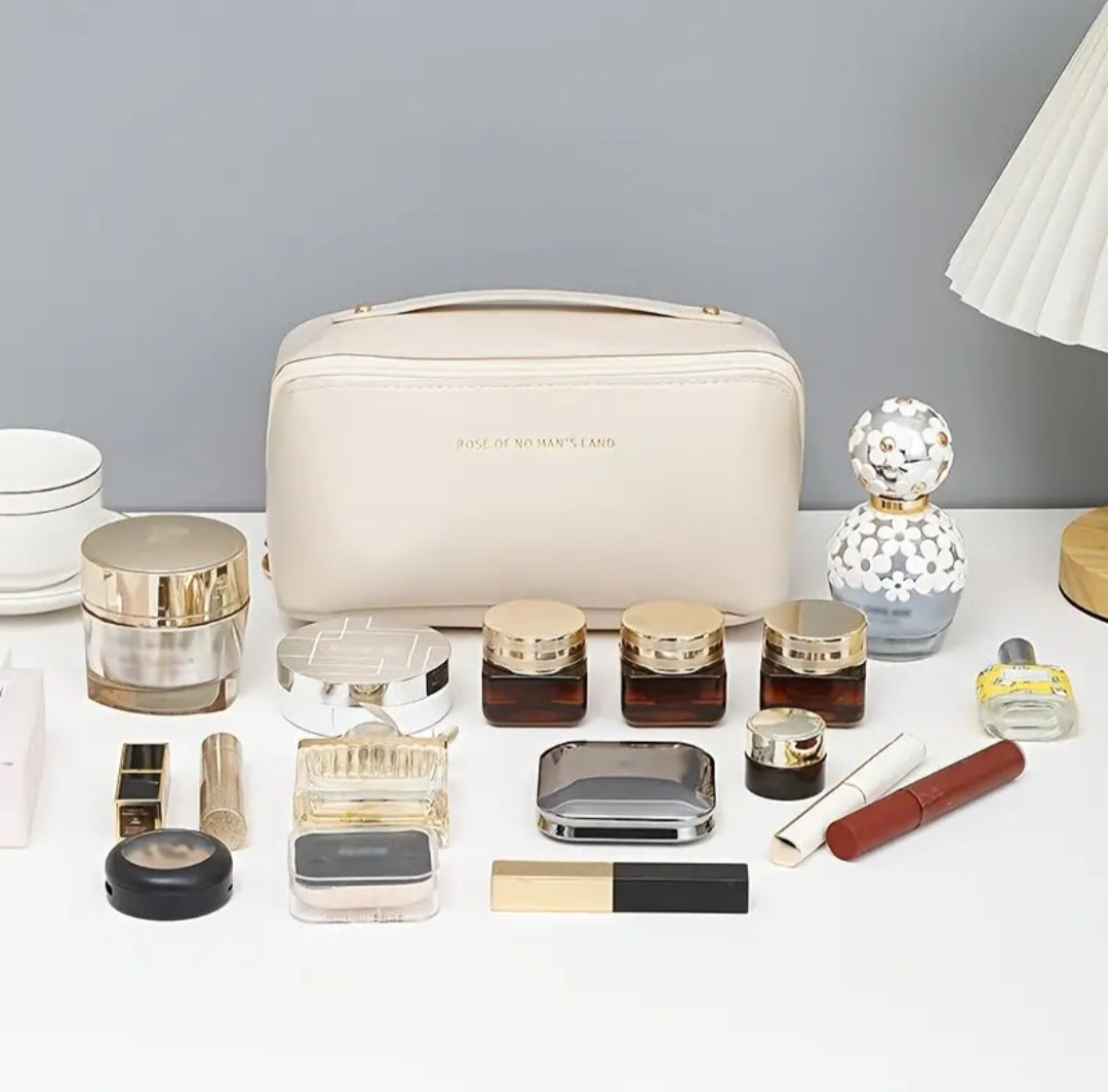CloudZip: PU Pillow-Style Travel Makeup storage bag (Imported Leather) Flat 50% off on New Arrivals - On our 10k Followers Celebration - For 24 hrs only