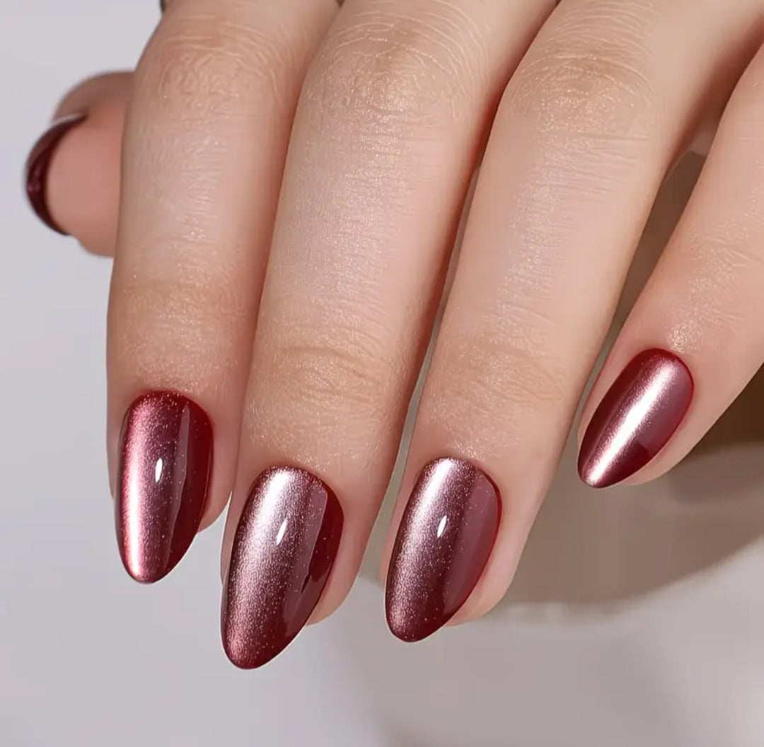 Deep Wine- Premium High quality nail set with application kit