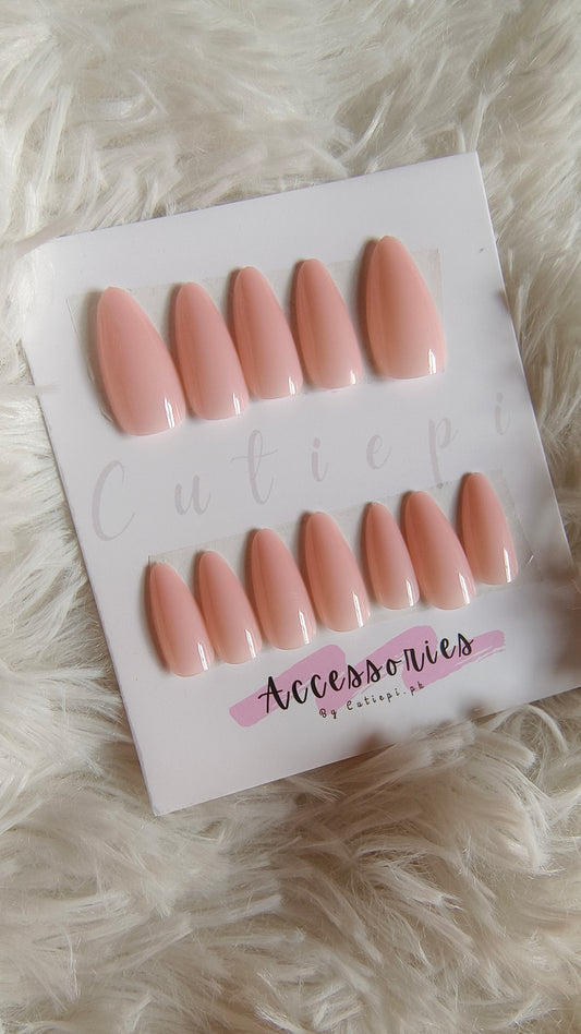 Plain Large Ombre Nails – 24pcs with Application Kit