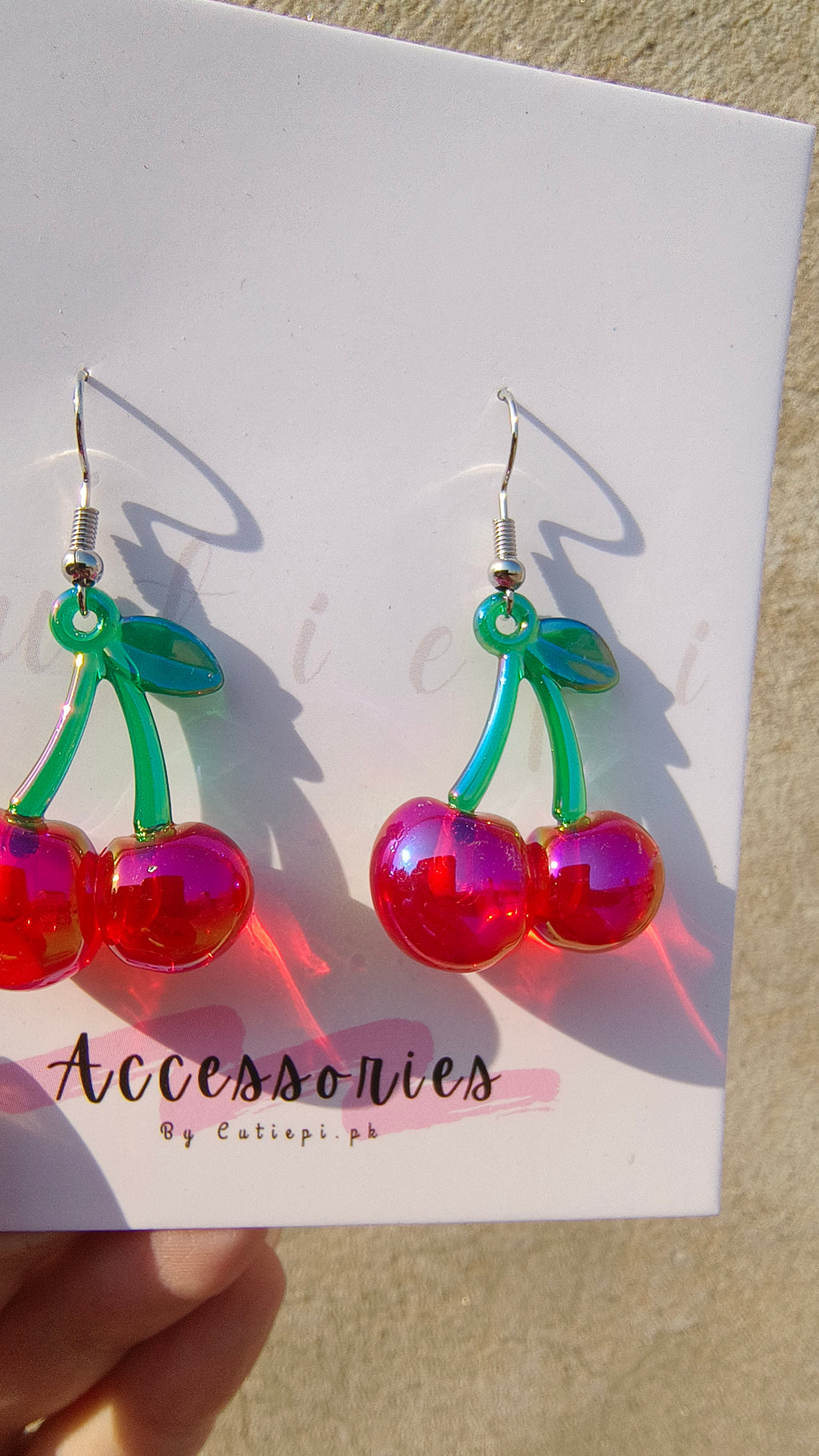 Cherry Earrings – Glow in the Dark