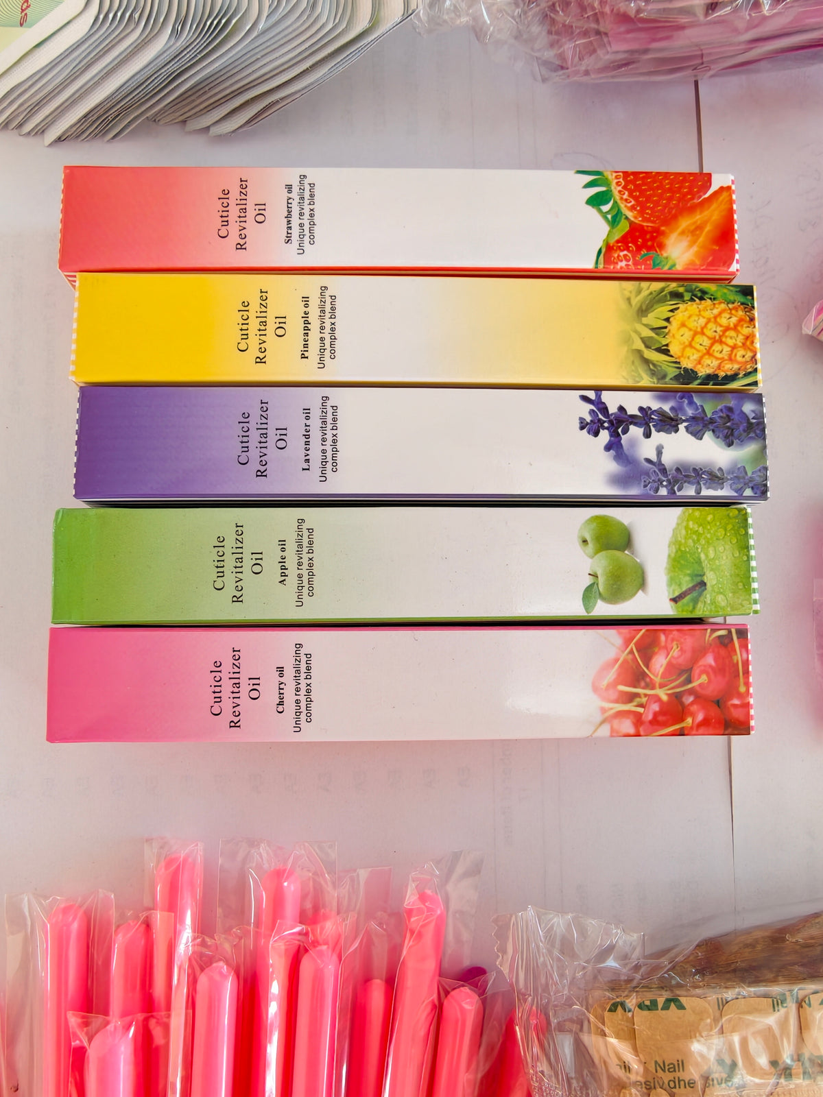 Pack of 5 Cuticle Oils - Essential oils for nail care