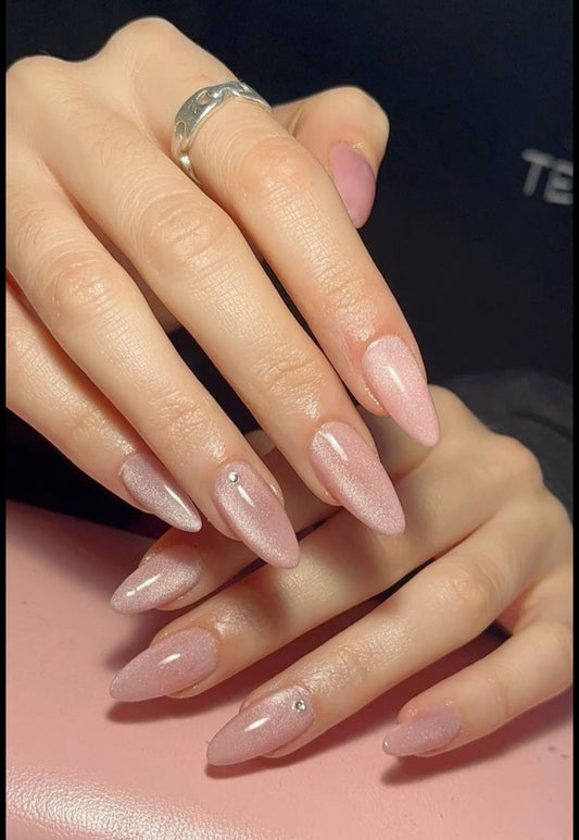 Natural Shine   – Premiun Cat eye nails with Application Kit