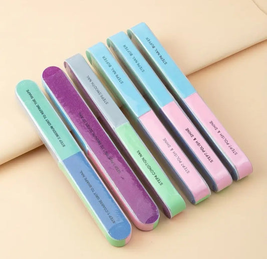 7 Step Multi Functional Nail File- For Nail Polishing and Shine