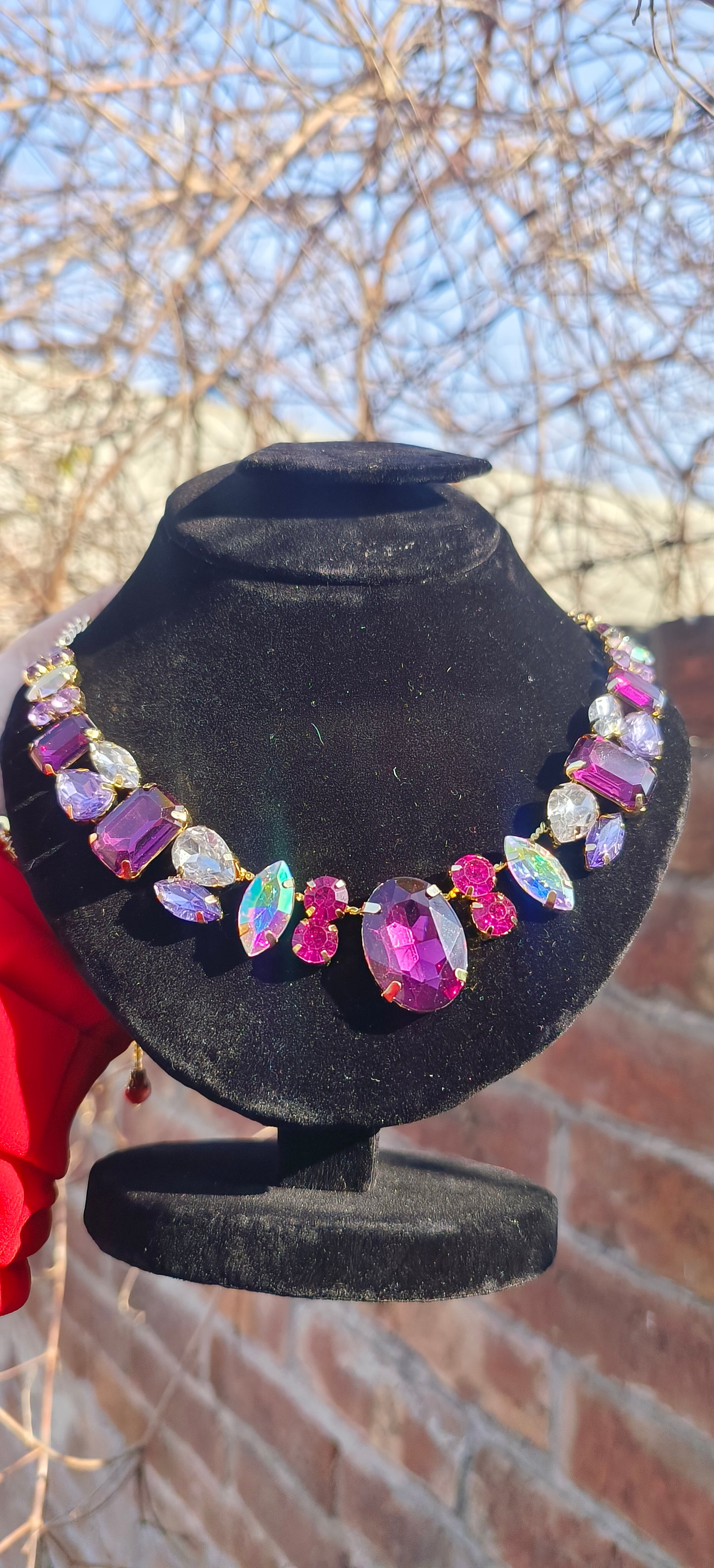 Radiant Glamour Crystal Necklace