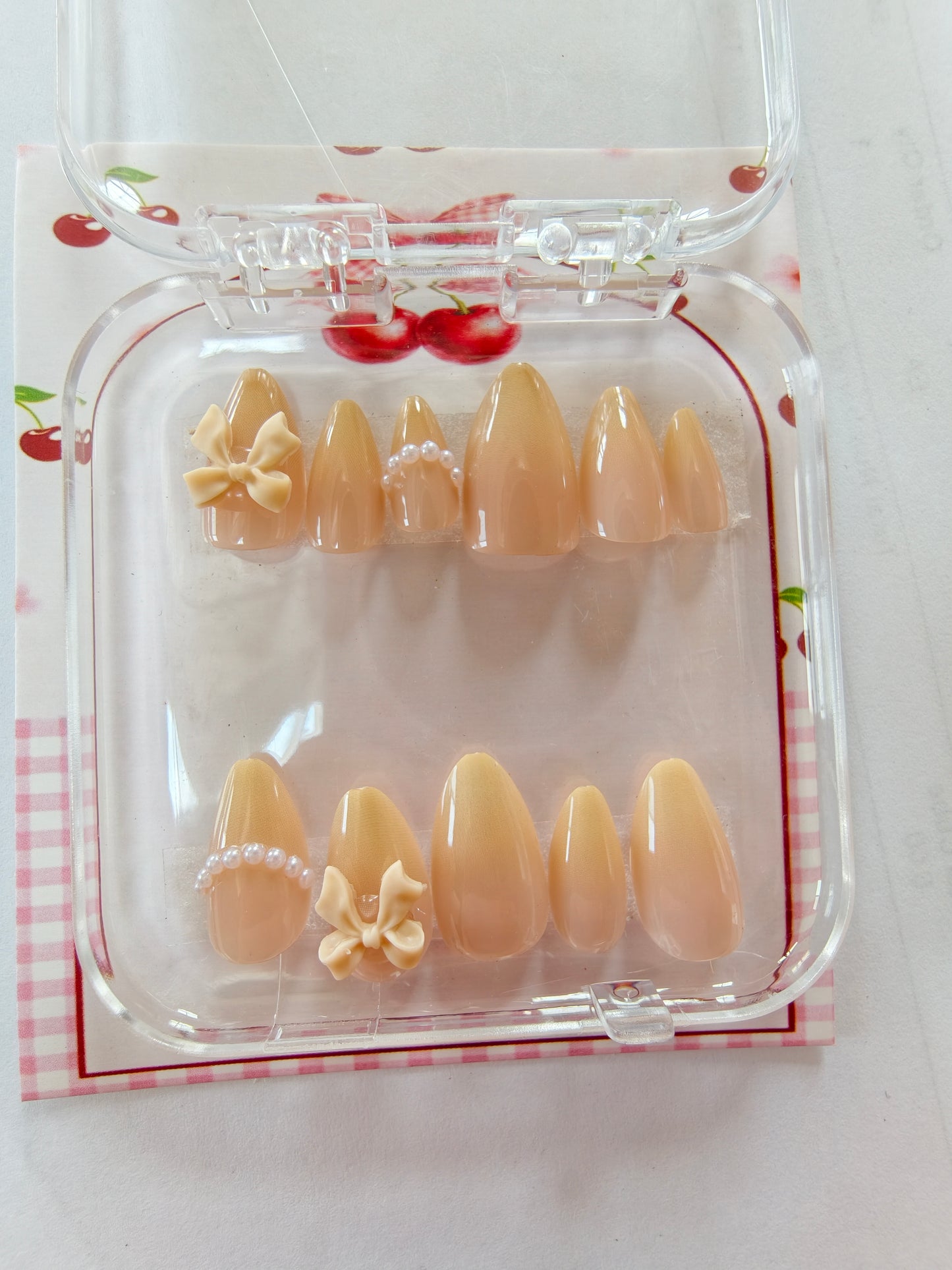Gradient Ombre- Handmade 12pcs Nail set with Application kit
