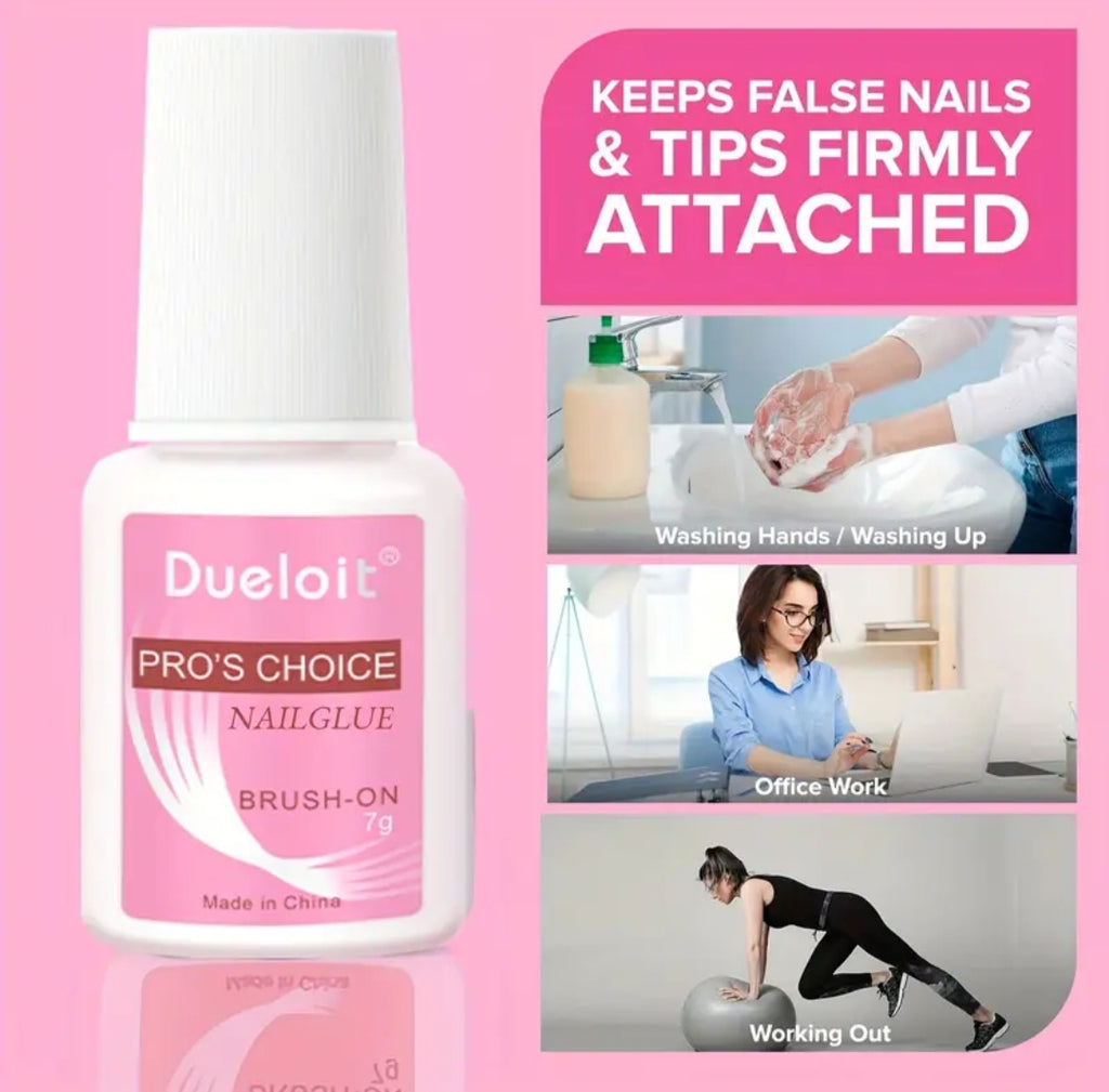 Super Strong Gel Nail Glue - Clear Acrylic Nail Glue Press-On Nails