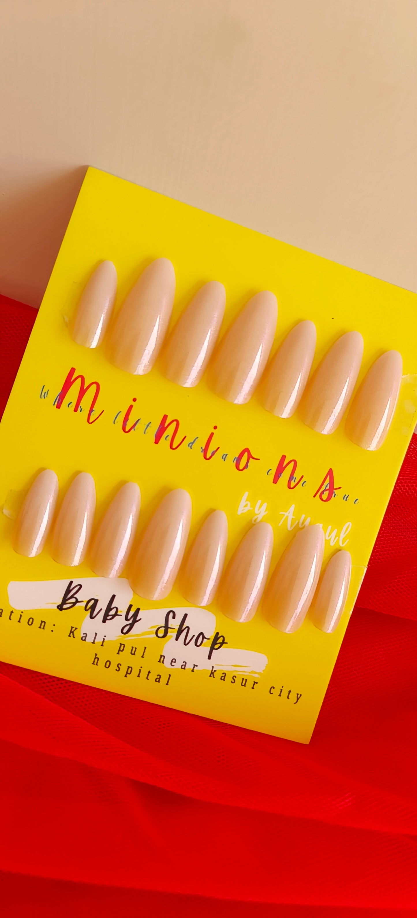 Blush Tips – 24pcs Nail Set with Application Kit