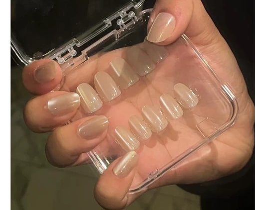 Gold Luxe – Stylish Cat eye Nail Set with Application Kit