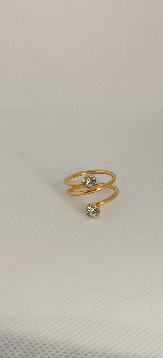 Twisted Pearl Gleam Ring
