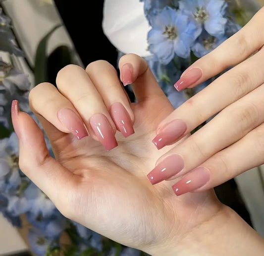 Ombre French- 24pcs with Application Kit