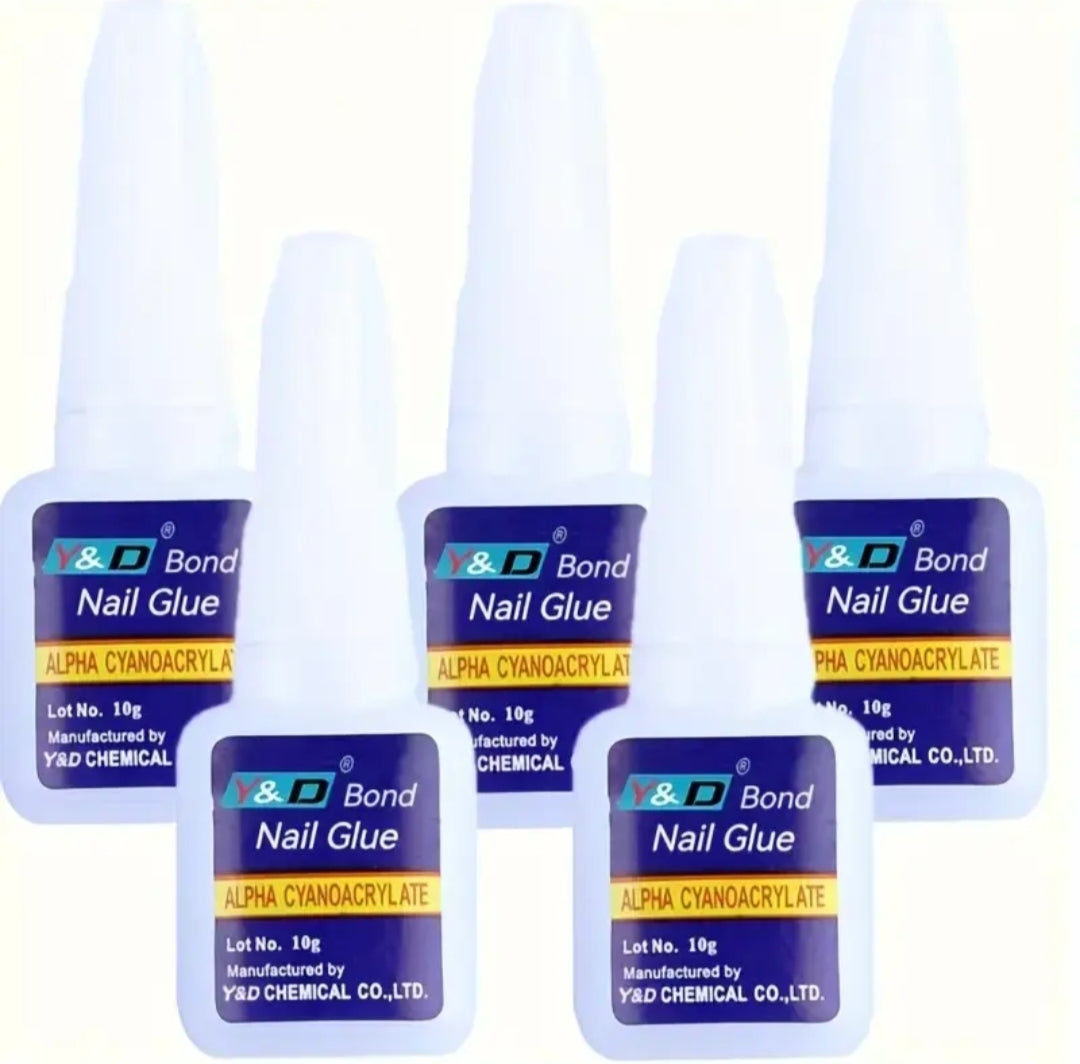 Professional Fine Brush Glue- Premium Gel Glue for Long lasting Nails