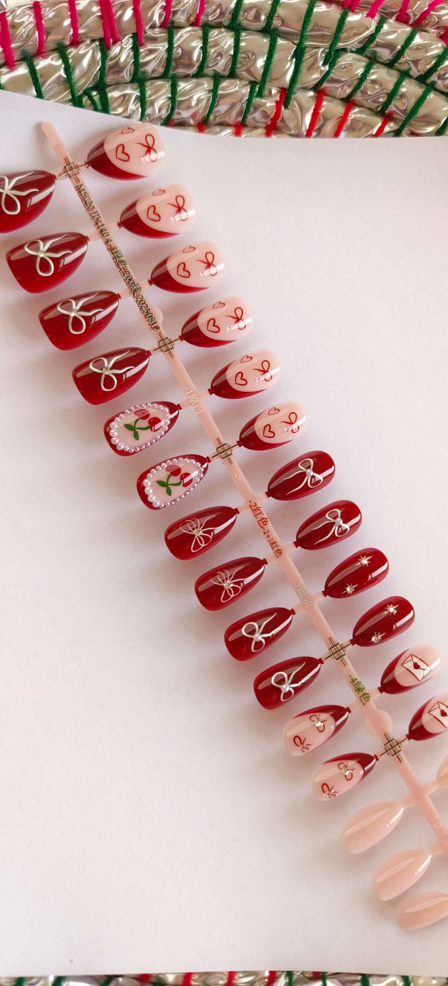 Bridal Elegance- 15pcs Premium Press-On Nails Set