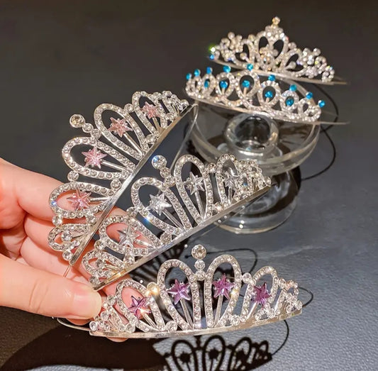 Premium Metalic Crowns for Baby Girls- Water resistant - anti tarnishing