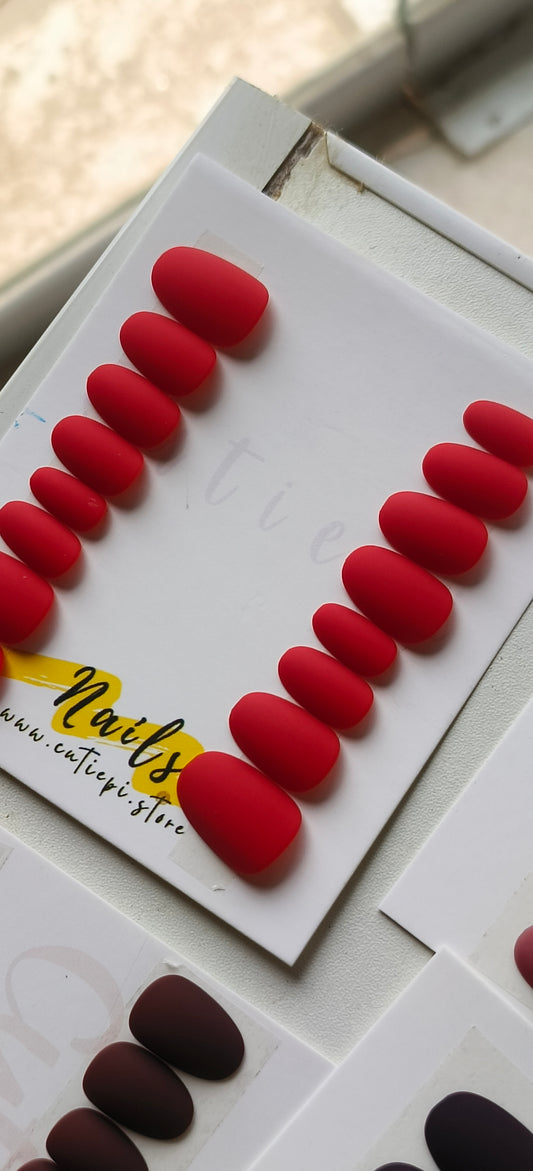 Ruby Bride – (Student Offer) Matte Nails, 24pcs with Application Kit