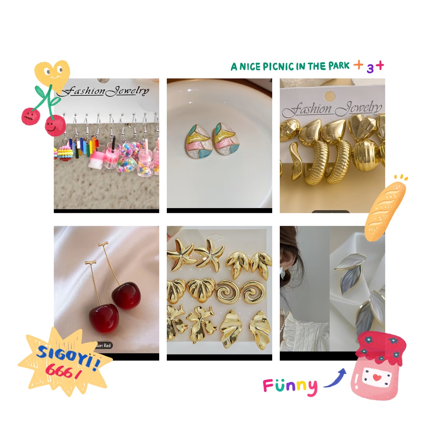 20 pcs Earings Deal- Student Offer- Must have mystery Box (For cute and trendy earings)