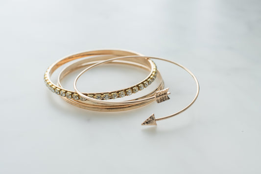 Any 5 random Gold Plated Bracelets